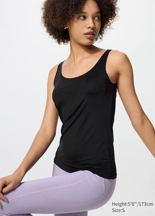 Uniqlo airism sleeveless bra top. розмір м