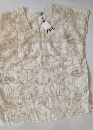 Пляжная туника, zara, р. xl