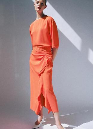Сукня помаранчева zara.