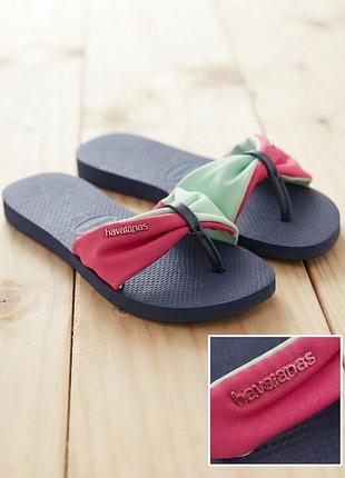 Стильні в'єтнамки havaianas з бантом