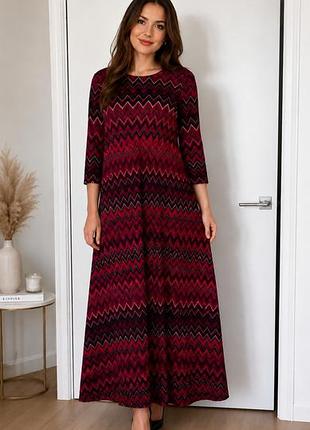 Сукня максі принт "missoni"