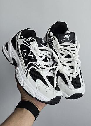 Кросівки new balance 530 • white / black