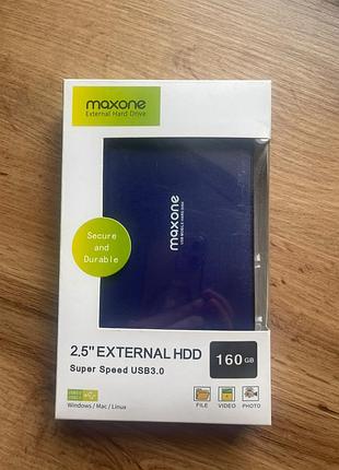 Портативный внешний жесткий диск maxone 160 гб, 2.5 дюймов