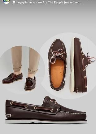 Класичні топсайдери timberland classic 2-eye boat