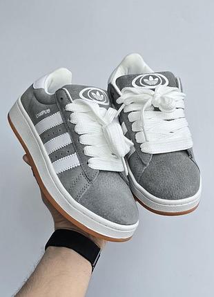 Жіночі кросівки adidas campus  • grey white