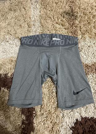 Компресійні шорти чоловічі nike pro спортивні