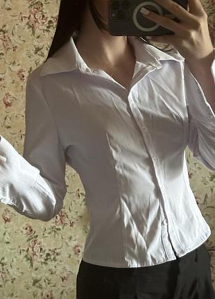 Zara сорочка приталена