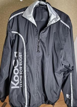 ​фірмова спортивна вітровка-анорак kooga made for rugby (розмір