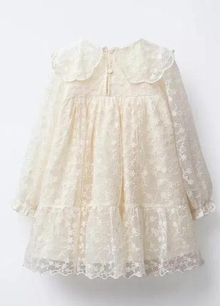 Платье кружевное,zara,116-122cm