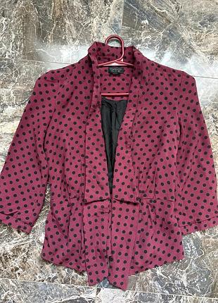 Жакет | піджак у горошок topshop