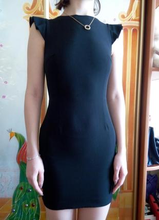 Модное черное платье4 фото
