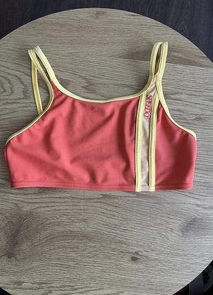 Спортивний пляжний топ speedo, на підкладці, розмір s, , обʼєм 65см