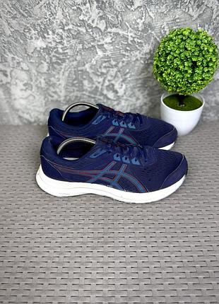 Asics gel-contend 8 кроссовки 43 размер спортивные синие