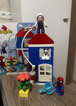 Лего дупло marvel spider man’s house 2