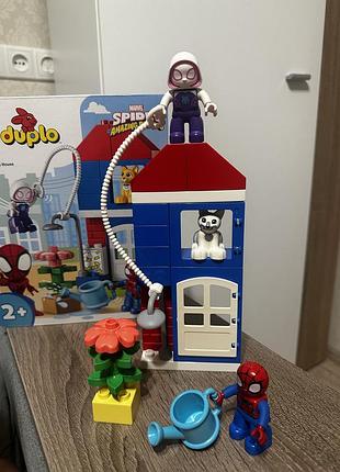 Лего дупло marvel spider man’s house 3