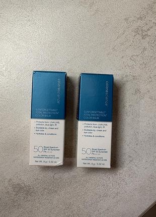 Бальзам для губ і рум'яна colorescience sunforgettable total protection color balm spf50 9 g