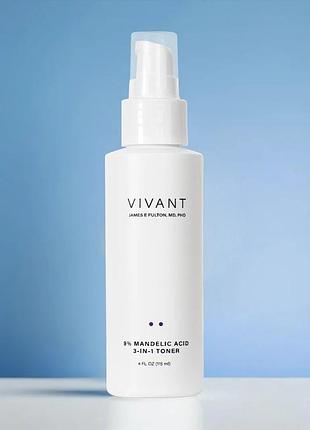 Тонер з мигдальною кислотою 9% mandelic acid 3-in-1 toner, 118ml