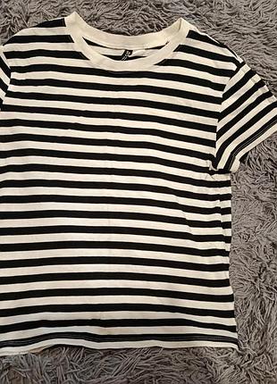 Футболка в смужку h&m