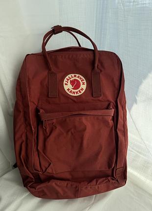 Рюкзак для ноутбука fjällräven kånken laptop 17” ox red оригінал