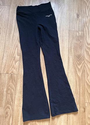 Лосіни лосини штани кльош чорні zara