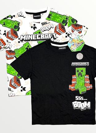 Nutmeg яскрава футболка minecraft на хлопчика 7-8 років ціна за 1 шт