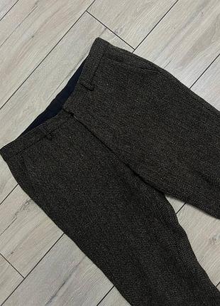 Мужские твидовые шерстяные брюки брюки asos harris tweed елка размер 35х31