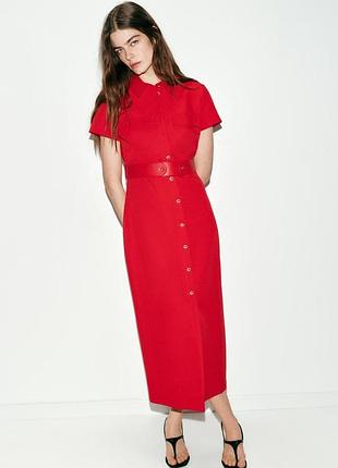 Сукня червона zara.