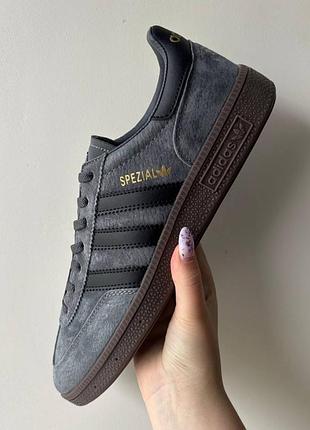 Adidas spezial grey black brown