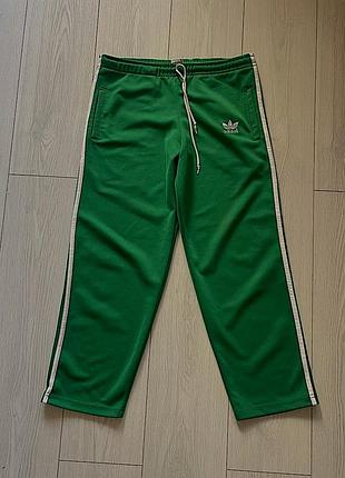 Винтажные спортивные штаны adidas (trefoil) • зеленые олдскул трекпенсы