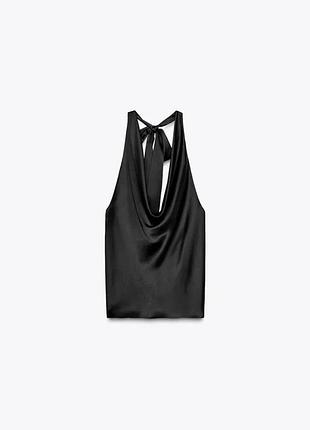 Хальтер топ zara