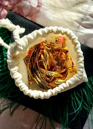 Mystery gold jewelry bag таинственный мешочек украшений