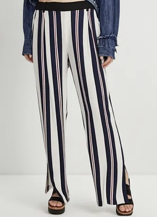 Брюки в полоску на лето размер xs бренд zara