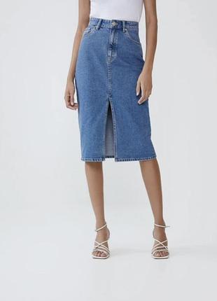 Джинсова спідниця zara