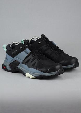 Salomon x ultra 4973x gore-tex кроссовки треккинговые туристические трейловые&nbsp;текстильные непромокаемые оригинал 38.5 р/24.5 см salewa la sportiva mammut
