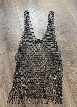 Топ з блискітками stradivarius