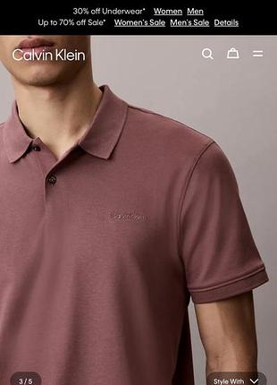 Оригінальне поло calvin klein із останньої колекції
