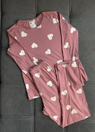 Піжама h&m для дівчинки 146/152 см 10–12 років