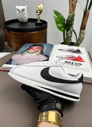 Жіночі кросівки nike cortez white black 36-37-38-39