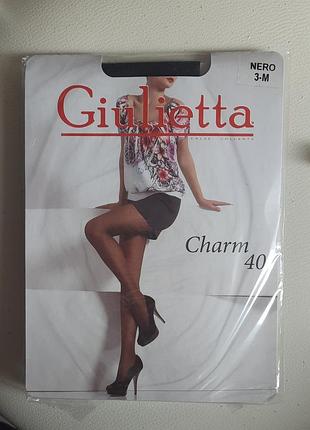 Нові колготки giulietta charm 40 den 3m nero