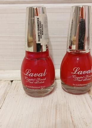 Лак для ногтей laval crystal finish  15 мл