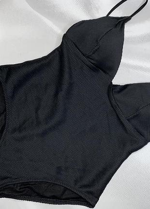 Купальник чорний une h&m
