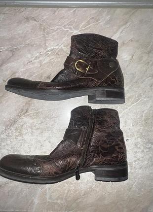 Чоловічі шкіряні черевики dino bigioni made in italy