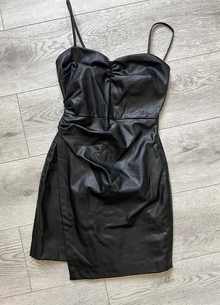 Сукня еко шкіра zara