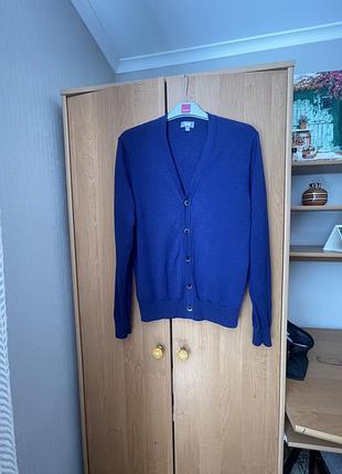 Чоловічий кардиган uniqlo шерсть мериноса розмір s
