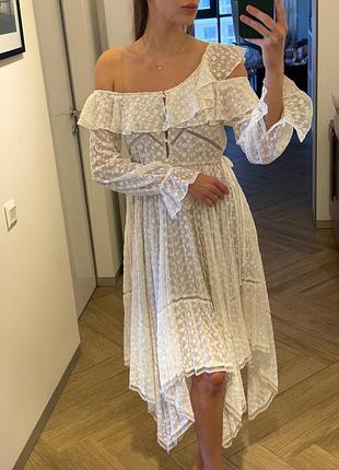 Сукня біла self portrait