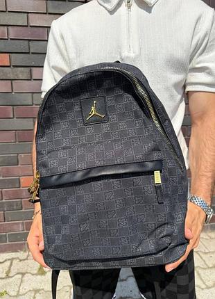 Чоловічий рюкзак jordan monogram чорний