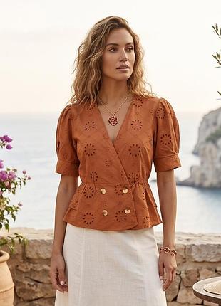 Женская блуза рубашка женская блузка зара zara прошва купит размер хс с м л купить размер xs s m l