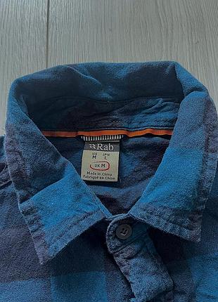 Фланелева сорочка rab boundary flannel • щільна сорочка в клітинку