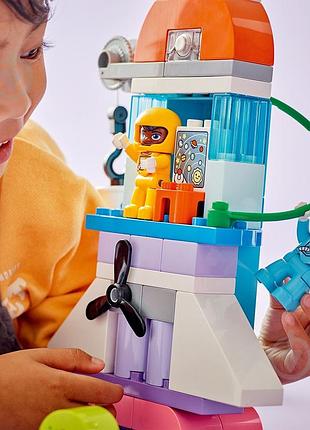 Конструктор lego duplo town 10422 приключения на космическом шаттле 3-в-1