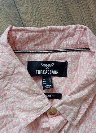 Брендовая рубашка тенниска threadbare. 7